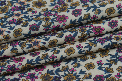 Ниагара софт Мелкие цветы на бежевом - изображение