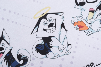 Поплин набивной 150 Хаски - изображение