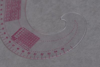 Набор лекал 6шт с копировальным роликом - изображение