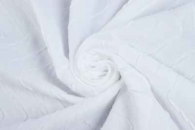 Плательный креш 17079 Зиг-заг Белый - изображение