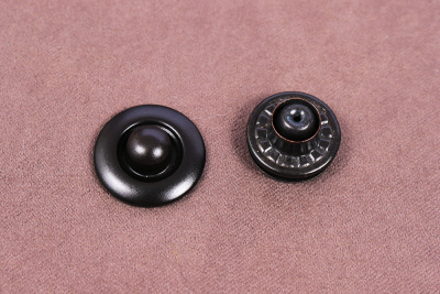 Кнопки пробивные 17мм beta латунь Черный - изображение