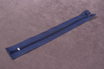 Молния брючная 20см спираль Т.Синий - изображение