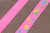 Репсовая лента с рисунком 15мм Леденец на палочке Розовый/зеленый/желтый/синий