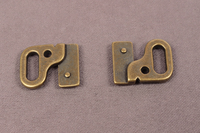 Застежка для бюстгалтера 10мм Антик - изображение