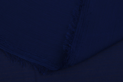 Шифон-креш 073-75 Синий - изображение