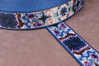 Лента ременная 38мм стропа с рисунком Ассорти - изображение