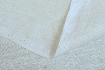 Лен гл/кр 186071 Белый - изображение