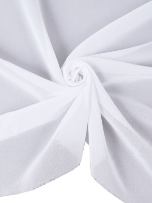 Шифон однотонный Белый - изображение