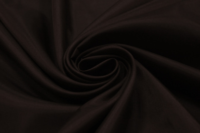 Подкладочная однотонная таффета Т.коричневый - изображение