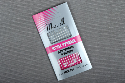 Иглы для ремонта и штопки №2 Maxwell 10шт - изображение