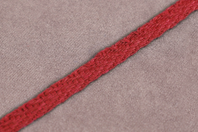 Киперная лента 5мм х/б КЛ Красный - изображение