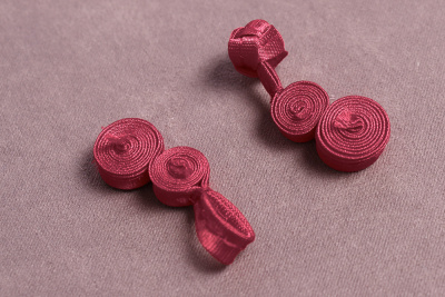 Сутажная застежка Красный - изображение