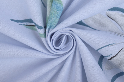 Перкаль наб 110гр/м.кв. МАПС 239 Бабочки на голубом - изображение