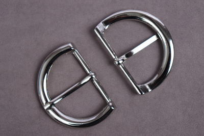 Пряжка металлическая 35*50мм с язычком Никель - изображение