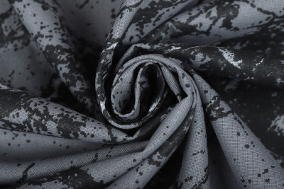 Бязь набивная 220 120 г/м.кв Мрамор Серый - изображение