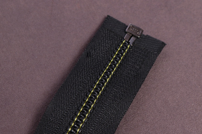 Молния разъёмная трактор 80см Т5 Чёрный/Желтый - изображение