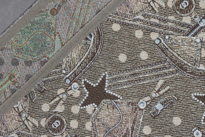 Гобелен 160 набивной Деним Бежевый - изображение