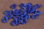 Кольцо для цепочки 16*23мм Синий мрамор