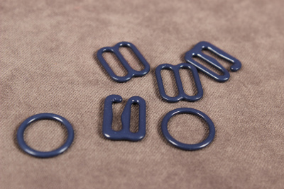Комплект фурнитуры для нижнего белья 10мм Т.синий - изображение