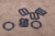 Комплект фурнитуры для нижнего белья 10мм Т.синий