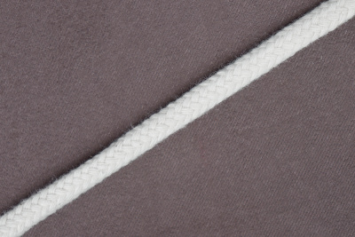 Шнур круглый х/б 5,5мм с х/б наполнителем Белый - изображение