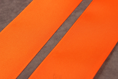 Репсовая лента 50мм Оранжевый - изображение