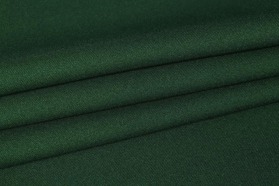 Ткань костюмная 21010 225 гр/м.кв. Т.зеленый - изображение