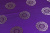 Жаккард монгольский медальон на песке Фиолетовый