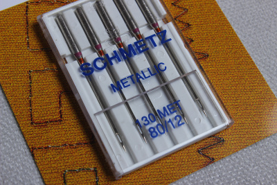 Иглы для вышивания №80 Metallic Schmetz 5шт   - изображение