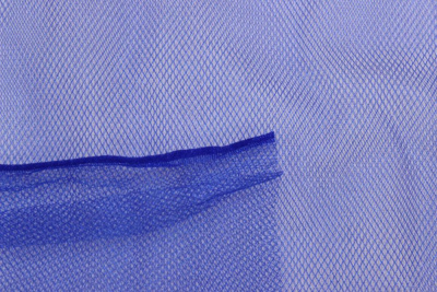 Фатин средней жесткости металлик Синий - изображение
