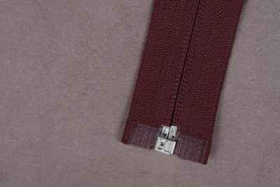 Молния разъёмная 55см Т5 спираль Бордовый 179 - изображение