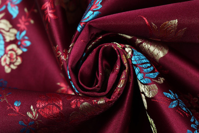 Жаккард 3169 Бордовый - изображение