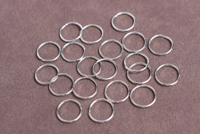 Кольцо 0,7*10мм соединительное Серебро - изображение