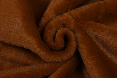 Мех-дубленка кролик Терракотовый - изображение