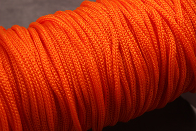 Шнур полипропиленовый 5мм Оранжевый 17 - изображение