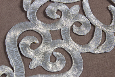 Термоаппликация Орнамент Серебро 3006 - изображение