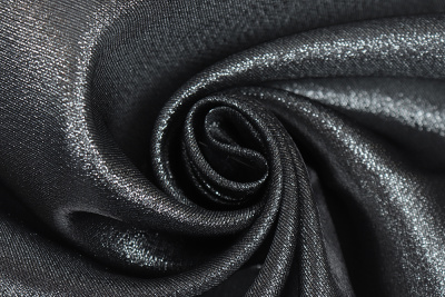 Парча-металлик Черный-серебро - изображение