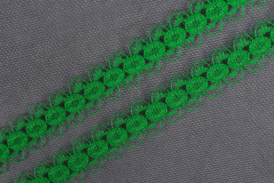 Кружево нейлон 15мм Зеленый - изображение