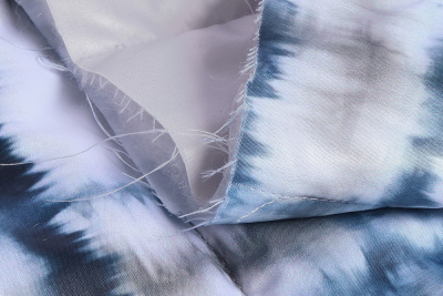 Стежка курточная сендвич 150 гр/м Абстракция/св.серый - изображение