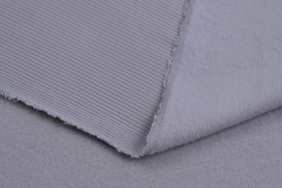 Трикотаж лапша с начесом Серый - изображение