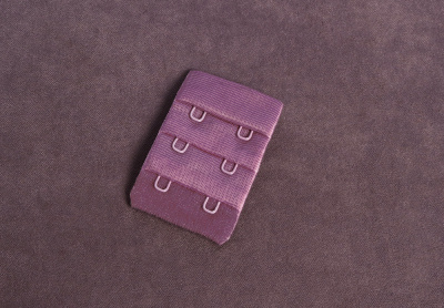 Застежка для бюстгальтера 32мм 3ряда 2крючка Пыльная роза - изображение