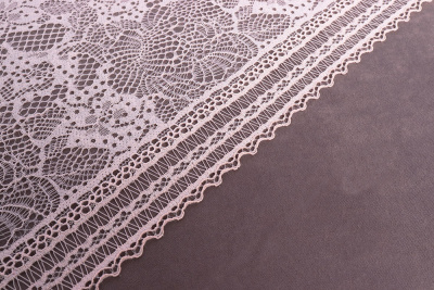 Кружево 235мм эластичное Св.Розовый 410 - изображение