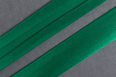 Атласная косая бейка 25мм Зеленый 306 - изображение