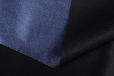 Кожа-стрейч Синий перламутр - изображение