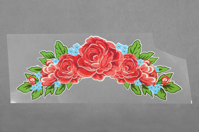 Термотрансфер 220*87мм Розы - изображение