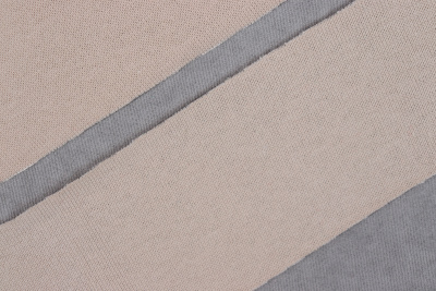 Трикотажная бейка  рибана 60мм Бежевый - изображение