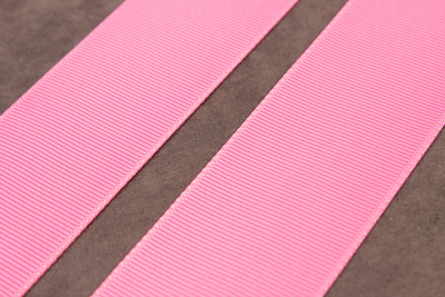Репсовая лента 40мм Яр.розовый - изображение