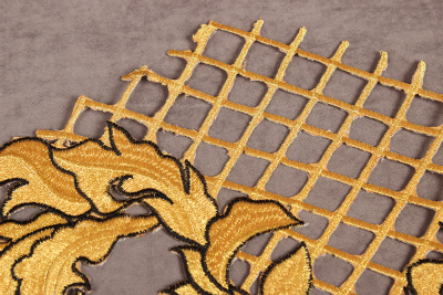 Термоаппликация Орнамент Золото/Черный 4360 - изображение