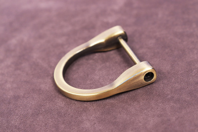 Полукольцо разборное для сумок 25мм Антик - изображение