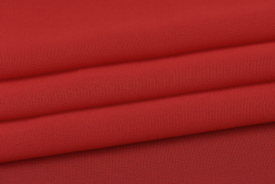 Шифон однотонный Красный - изображение